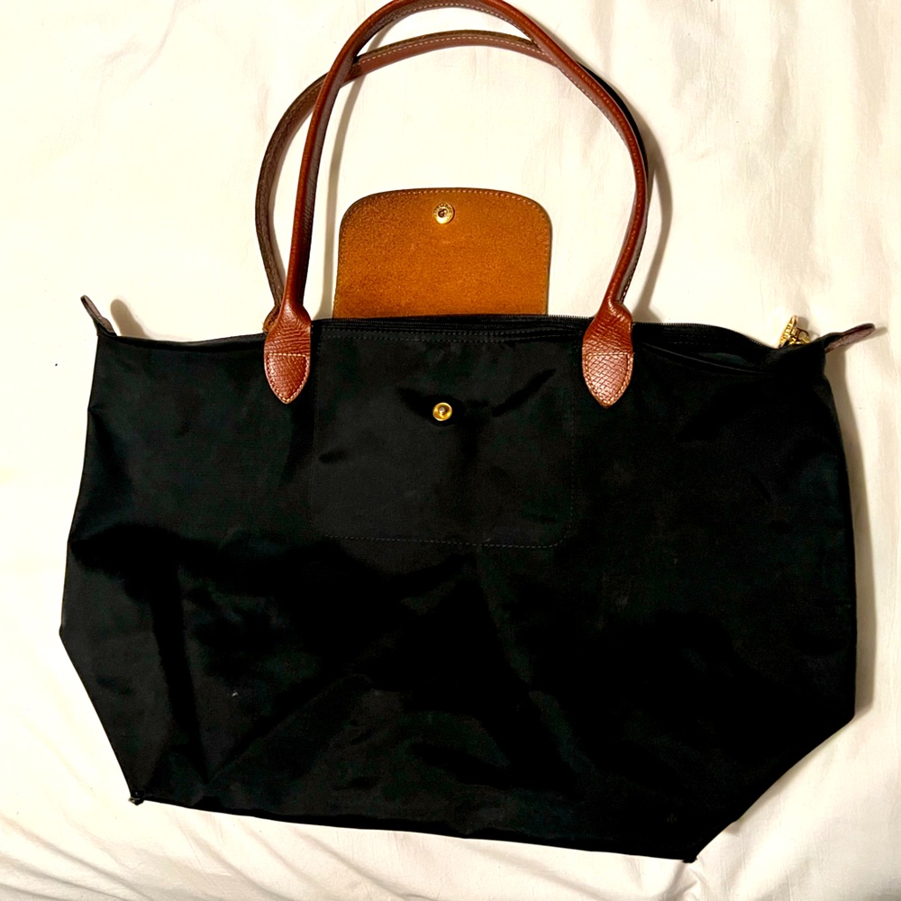 Longchamp Pliage Large Tote, Pre-owned, small flaw